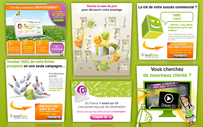 Emails pour Manageo, société spécialisée dans l'information d'entreprise et le marketing direct B to B.